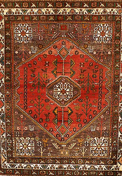 Neyriz, Persien, ca. 40 Jahre, Wolle auf Baumwolle, ca. 201 x 163 cm, SchÄtzwert: 900.- EURO, EHZ: 2-3