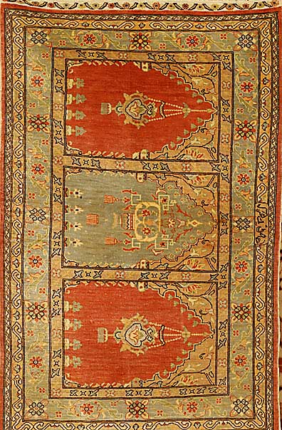 Hereke Seide., TÜrkei, ca. 20 Jahre, reine Naturseide, ca. 74 x 49 cm, SchÄtzwert: 2200.- EURO,ca 1.Mio.kn/qm. EHZ:2