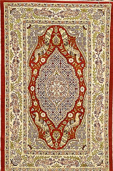 Hereke Seide, TÜrkei, ca. 20 Jahre, reine Naturseide, ca. 76 x 50 cm, SchÄtzwert: 1200.- EURO, ca. 800.000 Kn/qm, EHZ: 2