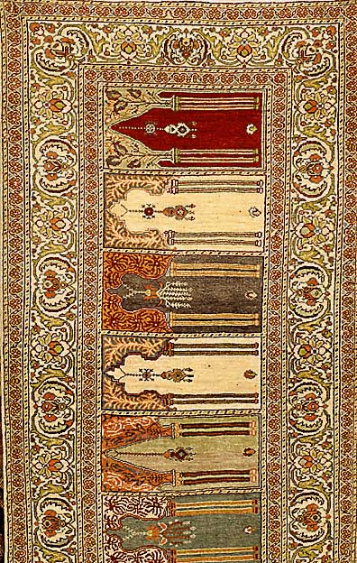 Kayseri, TÜrkei, ca. 20 Jahre, reine Naturseide, ca. 142 x 61 cm, SchÄtzwert: 1250.- EURO, ca. 600.000 Kn/qm, EHZ: 2