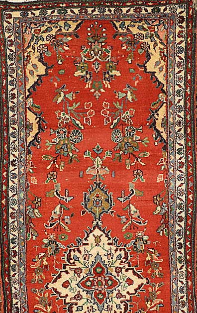 Hamadan, Persien, ca. 20 Jahre, Wolle auf Baumwolle, ca. 295 x 105 cm, SchÄtzwert: 850.- EURO, EHZ: 2-3