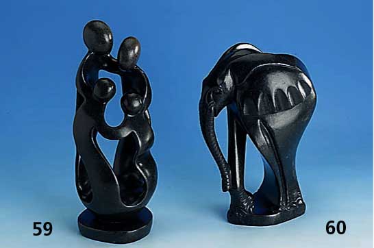 Skulptur Serpentingestein "Familie", KÜnstlerarbeit, Unikat, Darstellung der ZusammengehÖrigkeit einer Familie mit 2 Kindern, H. ca. ...