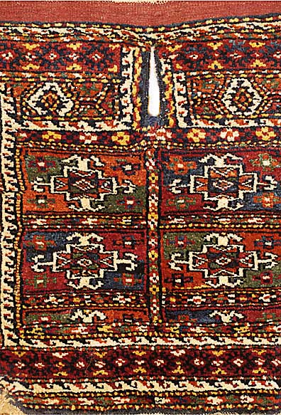 Satteltasche, Torkmenistan, ca. 60 Jahre, Wolle auf Wolle, ca. 53 x 45 cm, SchÄtzwert: 550.- EURO, EHZ: 2