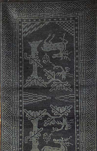 Pao Tow, China, um 1910, Wolle auf Baumwolle, ca. 120 x 60 cm, SchÄtzwert: 850.- EURO, EHZ: 2