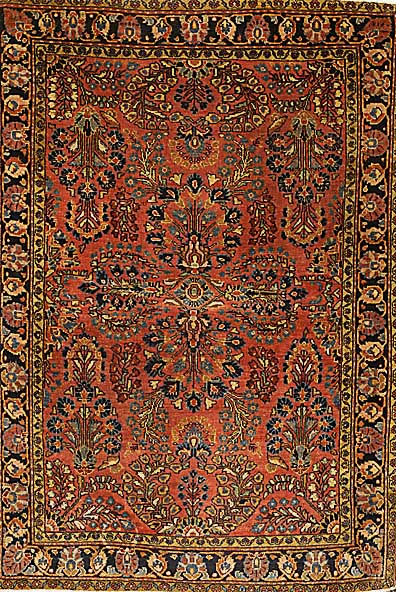 Sarogh US-Re Import, Persien, um 1910, Wolle auf Baumwolle, ca. 141 x 101 cm, SchÄtzwert: 2500.- EURO, EHZ: 3