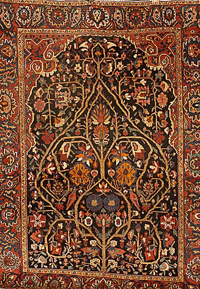 Bidjar, Persien, um 1920, Wolle auf Baumwolle, ca. 285 x 209 cm, SchÄtzwert: 2800.- EURO, EHZ: 4