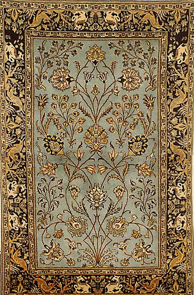 Ghom, Persien, ca. 50 Jahre, Flor Wolle mit Seide, ca. 171 x 110 cm, SchÄtzwert: 1800.- EURO, EHZ: 3