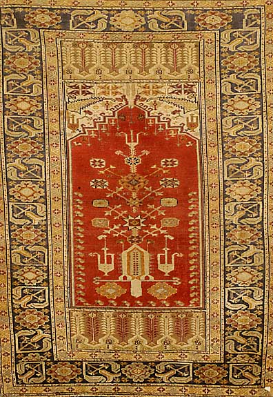 Ladik, TÜrkei, um 1900, Wolle auf Baumwolle, ca. 178 x 132 cm, SchÄtzwert: 2100.- EURO, EHZ: 4