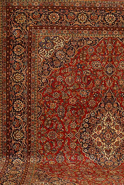 Keschan, Persien, ca. 50 Jahre, Wolle auf Baumwolle, ca. 417 x 331 cm, SchÄtzwert: 2600.- EURO, EHZ: 3-4