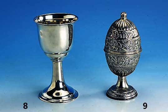 Pokal, Hugo BÖhm, 30er Jahre, 830er Silber, glatte Form, ca. 215 g, D. ca. 10 cm, H. 19.5 cm