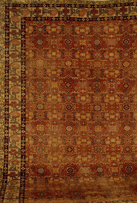 Smyrna, TÜrkei, um 1900, Wolle auf Baumwoll e .ca. 380 x 289 cm, EHZ: 4 -5