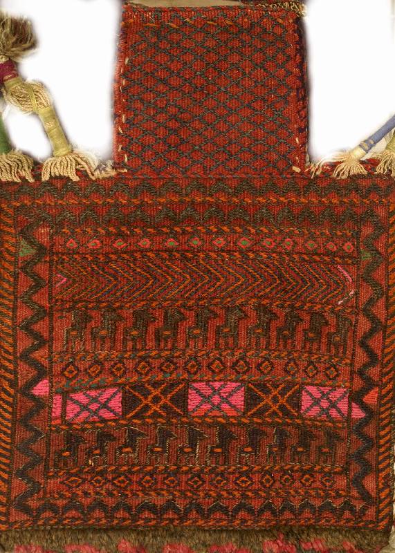 Salztasche sumakh, Persien, ca. 50 Jahre, Wolle auf Wolle, ca. 60 x 46 cm, SchÄtzwert: 550.- EURO, EHZ: 2