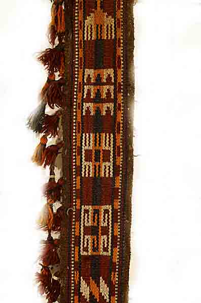 Kibitka Zeltband, Turkmenistan, um 1920, Wolle auf Wolle, ca. 275 x 10 cm, SchÄtzwert: 550.- EURO, EHZ: 2