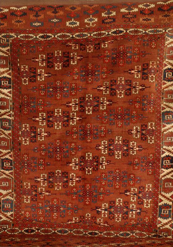 Yomuth, Russland, um 1900, Wolle auf Wolle, ca. 240 x 188 cm, SchÄtzwert: 2800.- EURO, EHZ: 3-4