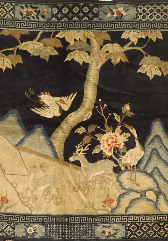 Pao Tow, China, um 1900, Wolle auf Baumwolle, ca. 180 x 163 cm, SchÄtzwert: 1800.- EURO, EHZ: 3