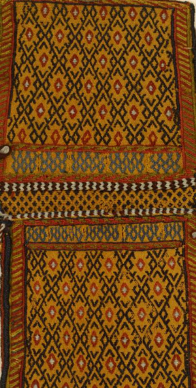 Gashgai Doppeltasche, Persien, um 1910, Wolle auf Wolle, ca. 48 x 26 cm, SchÄtzwert: 850.- EURO, EHZ: 3