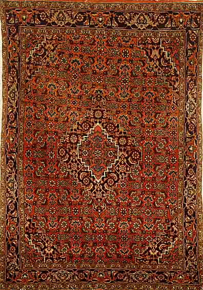 Bidjar, Persien, ca. 50 Jahre, Wolle auf Baumwolle, ca. 163 x 110 cm, SchÄtzwert: 850.- EURO, EHZ: 2-3