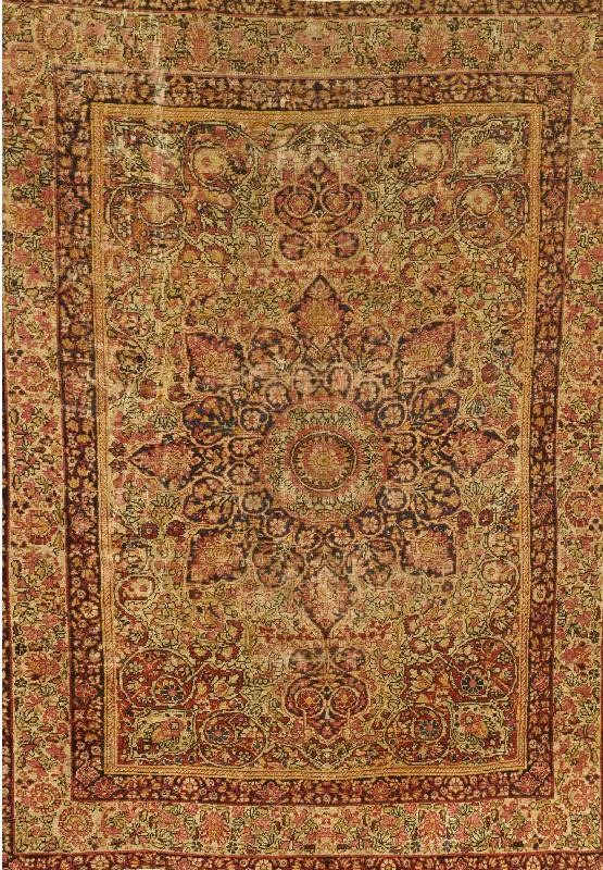 Kerman Lawar, Persien, um 1900, Wolle auf Baumwolle, ca. 175 x 136 cm, SchÄtzwert: 2500.- EURO, EHZ: 4-5