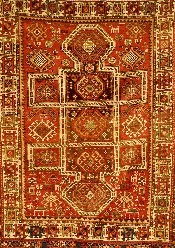 Shirwan, Rußland, um 1900, Wolle auf Wolle, ca. 156 x 117 cm, SchÄtzwert: 1800.- EURO, EHZ: 3