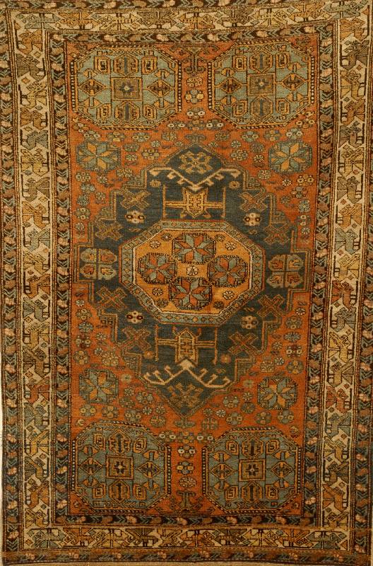 Konakend Kazak alt, Rußland, um 1920, Wolle auf Wolle, ca. 188 x 126 cm, SchÄtzwert: 2200.- EURO, EHZ: 2