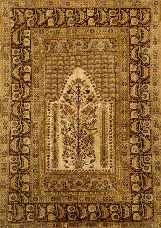 Panderma antik, TÜrkei, um 1880, reine Naturseide auf BW, ca. 174 x 122 cm, SchÄtzwert: 2900.- EURO, EHZ: 3