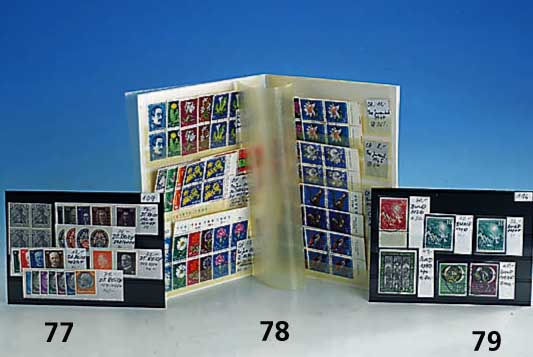 Briefmarken Deutsches Reich schÖne Zusammenstellung, dabei KÖpfe 1926: 30-80 Pf, Nothilfe 1926, HÖchstwerte Hindenburg 1933: 20 - 100 Pf, alle ...