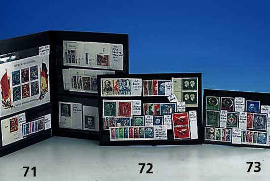 Briefmarken Bundesrepublik, ausgesuchte bessere Werte, dabei Wohlfahrt 1954, Ehrlich senkr. Paar, Wohlfahrt 1957, Heuss lumogen postfrisch, ...