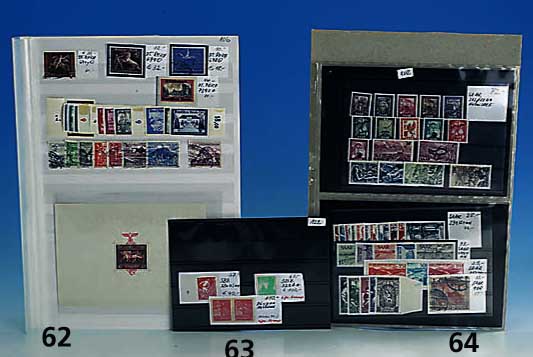 Briefmarken Mecklenburg-Vorpommern, 3 seltene Abarten in hervorragender QualitÄt u. alle signiert von BundesprÜfer Kramp: 25 a U I postfrisch, ...