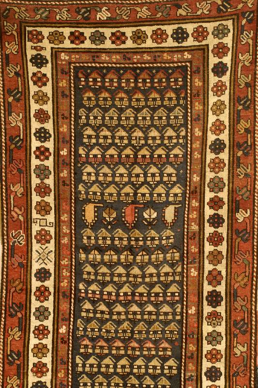 Kazak, Rußland, um 1900, Wolle auf Wolle, ca. 215 x 118 cm, SchÄtzwert: 3200.- EURO, EHZ: 3
