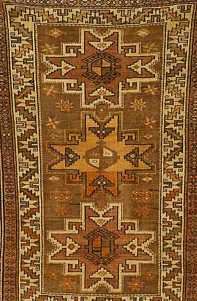 Leschgi, Russland, um 1900, Wolle auf Wolle, ca. 150 x 96 cm, Schätzwert: 2900.- EURO, EHZ: