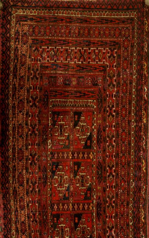 Tekke Torba, Torkmenistan, um 1900, Wolle auf Wolle, ca. 115 x 36 cm, SchÄtzwert: 850.- EURO, EHZ: 3