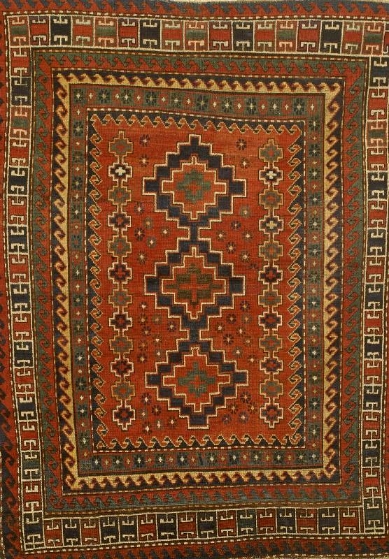 Gendje, Rußland, um 1900, Wolle auf Wolle, ca. 175 x 136 cm, SchÄtzwert: 1400.- EURO, EHZ: 4
