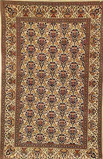 Keschan, Persien, um 1940, Wolle auf Baumwolle, ca. 215 x 135 cm, SchÄtzwert: 2500.- EURO, EHZ: 3