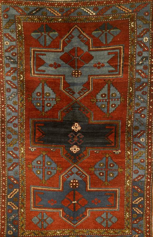 Kazak, Rußland, um 1920, Wolle auf Wolle, ca. 202 x 128 cm, SchÄtzwert: 2500.- EURO, EHZ: 3