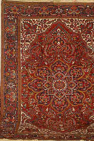 Heriz, Persien, ca. 40 Jahre, Wolle auf Baumwolle, ca. 373 x 260 cm, SchÄtzwert: 1900.- EURO, EHZ: 3