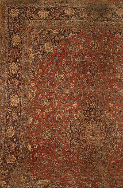 Keschan, Persien, ca. 40 Jahre, Wolle auf Baumwolle, ca. 426 x 310 cm, SchÄtzwert: 2900.- EURO, EHZ: 4