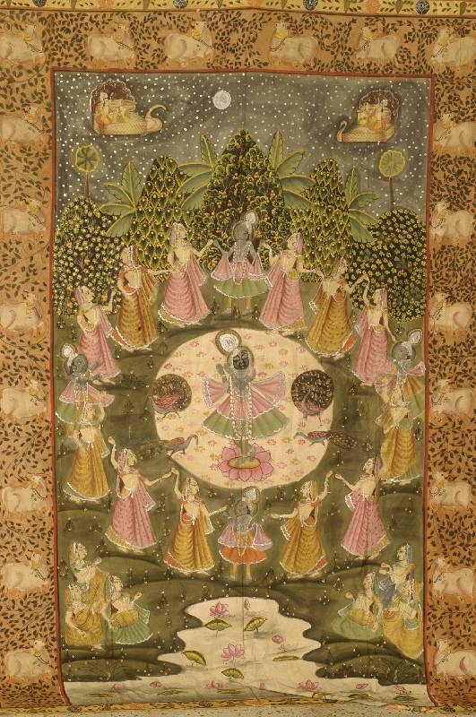 Seidenmalerei, Asien, um 1940, ca. 233 x 167 cm, SchÄtzwert: 1300.- EURO, EHZ: 2