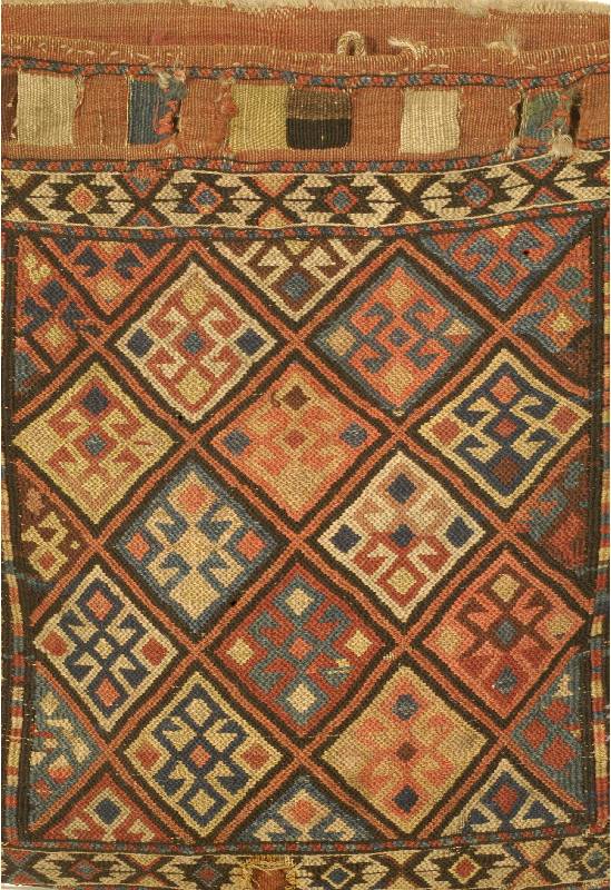 Jav Tasche, Persien, um 1900, ca. 58 x 57 cm, Schätzwert: 1100.- EURO, EHZ: 4