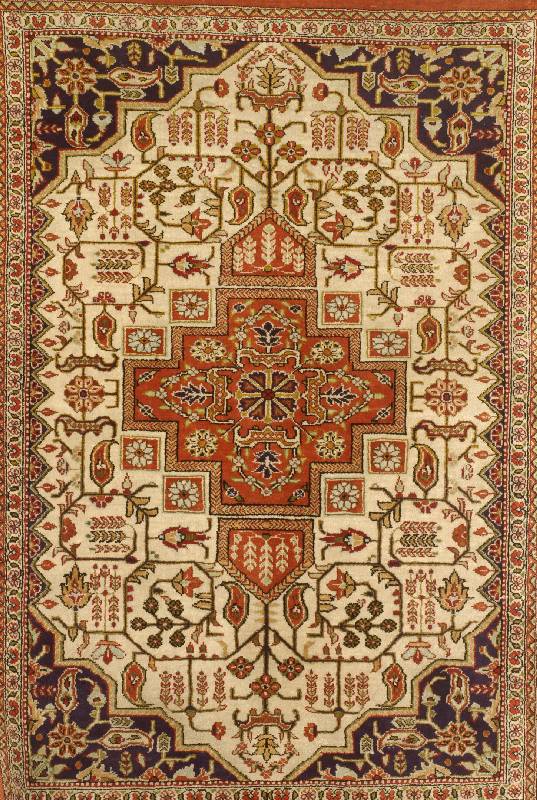 Ghom Seide, Persien, ca. 30 Jahre, reine Naturseide, ca. 80 x 57 cm, SchÄtzwert: 550.- EURO, EHZ: 2