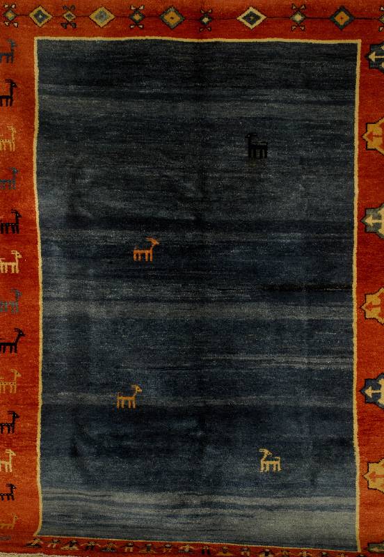 Gabbeh, Persien, ca. 10 Jahre, Wolle auf Wolle, ca. 296 x 200 cm, SchÄtzwert: 950.- EURO, EHZ: 2
