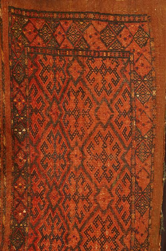 Ersari Turba Offen, um 1910, Wolle auf Wolle, ca. 104 x 39 cm, SchÄtzwert: 450.- EURO, EHZ: 4
