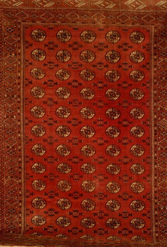 Torkmene, Turkmenistan, um 1940, Wolle auf Wolle, ca. 300 x 206 cm, SchÄtzwert: 1200.- EURO, EHZ: 4