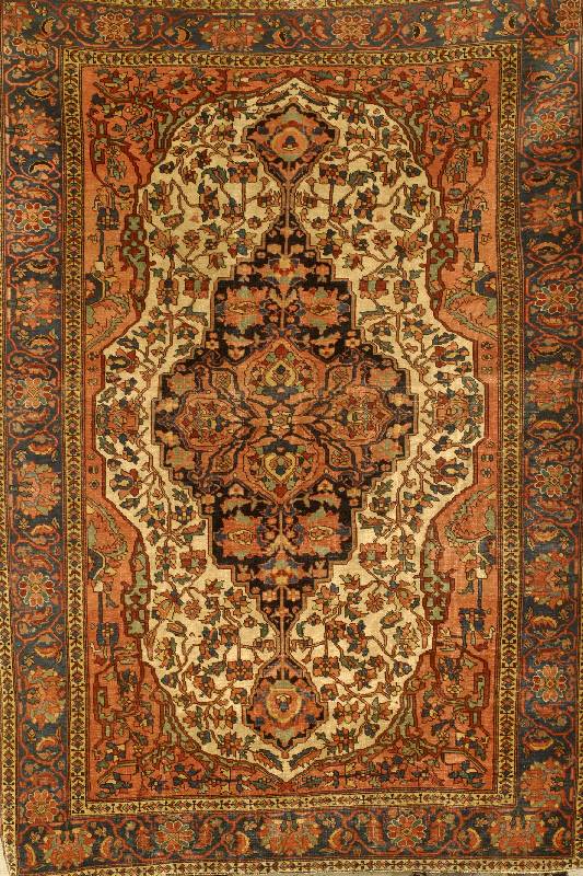 Farahan, Persien, ca. Um 1900 Jahre, Wolle auf Baumwolle, ca. 198 x 142 cm, SchÄtzwert: 4500.- EURO, EHZ: 4