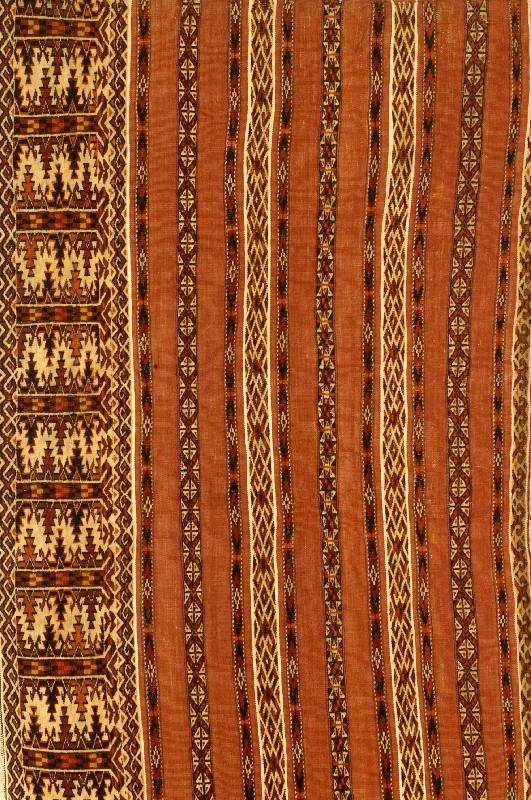 Tekke-Ak Tschowal, Turkmenistan, um 1900, Wolle auf Baumwolle, ca. 124 x 70 cm, SchÄtzwert: 1200.- EURO, EHZ: 2