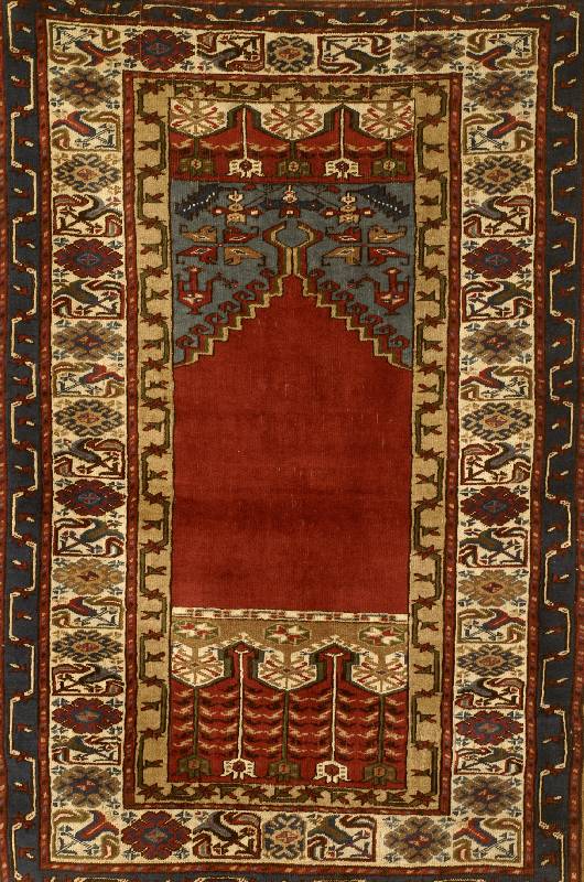 Tulpen Ladik, TÜrkei, um 1880, Wolle auf Wolle, ca. 158 x 105 cm, SchÄtzwert: 2200.- EURO, EHZ: 3