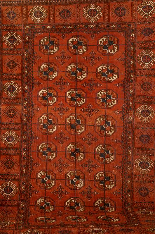 Torkmene, Turkmenistan, um 1920, Wolle auf Wolle, ca. 292 x 174 cm, SchÄtzwert: 1800.- EURO, EHZ: 4