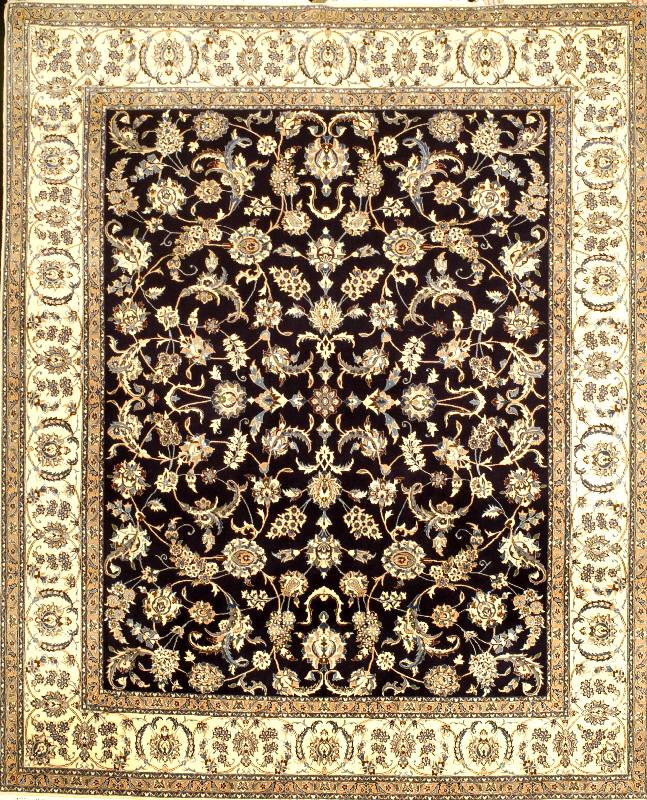 Nain fein sign(Habibian), Persien, ca 10 Jahre, Korkwolle mit Seide, ca. 250 x 20 5 cm, SchÄtzwert: 7200.- EURO, ca. 1,0 Mio. Kn/qm. Dekorativer ...