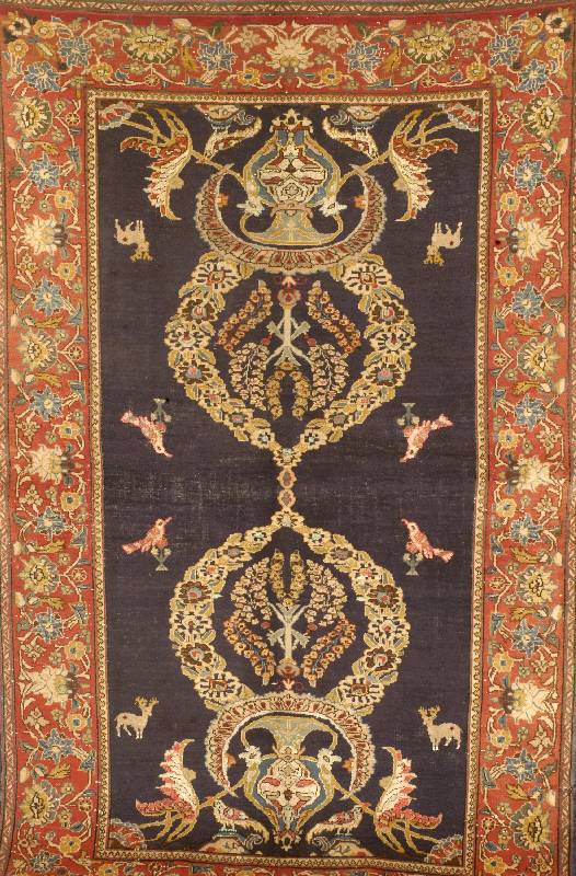 ghom, Persien, ca. 40 Jahre, Wolle auf Baumwolle, ca. 215 x 135 cm, EHZ: 4 SchÄtzwert: 1250 EURO.