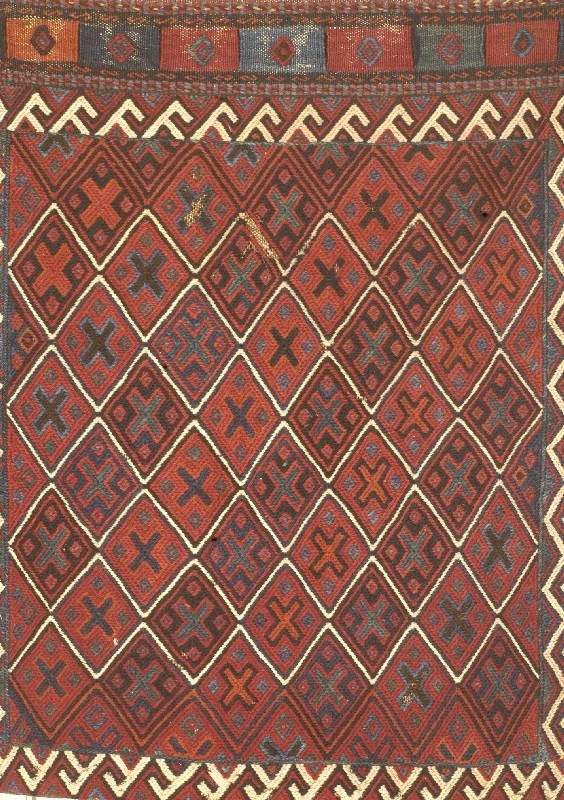 Shasavan . Persien, ca. 40 Jahre, Wolle auf Wolle, ca. 70 x 60 cm, EHZ: 3-4 SchÄtzwert: 750 EURO.