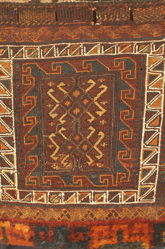 Gashgai Tasche, Persien, ca. 40 Jahre, Wolle auf Wolle, ca. 50 x 45 cm, EHZ: 3 SchÄtzwert: 650 EURO.